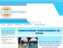 Tablet Screenshot of largentino.net